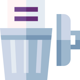 Trash bin icon