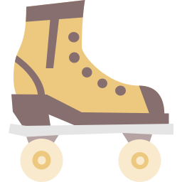 patin à roulettes Icône