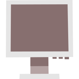monitor quadrato icona