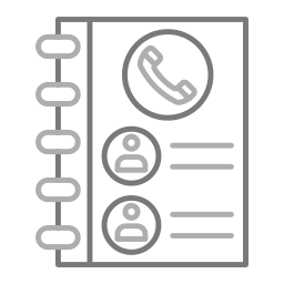 kontaktliste icon