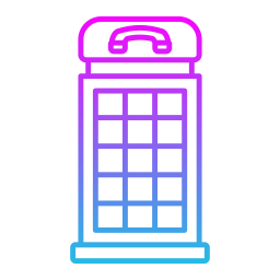 Телефонная будка иконка