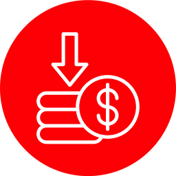 Money loss icon