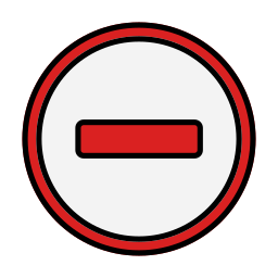 금지 표지판 icon