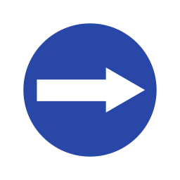 Go right icon