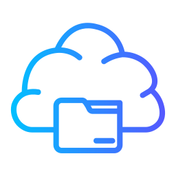 Cloud folder icon