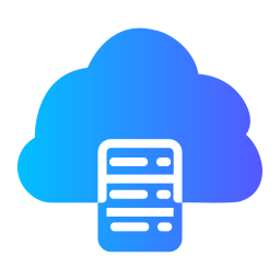 base de données en nuage Icône