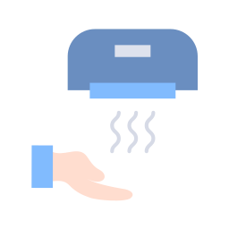 Hand dryer icon