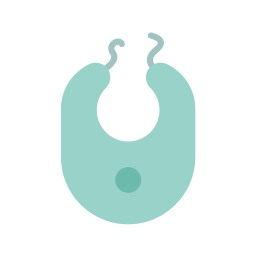 Baby bib icon