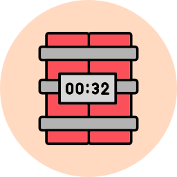 Часовая бомба иконка