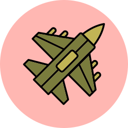 Jet fighter icon