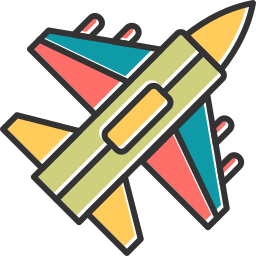 Jet fighter icon