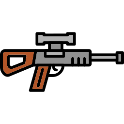 pistola da cecchino icona