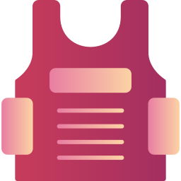 Bulletproof vest icon