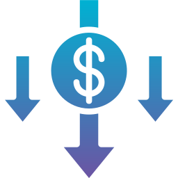 Money loss icon