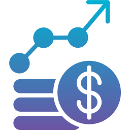 Money growth icon