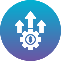 croissance monétaire Icône