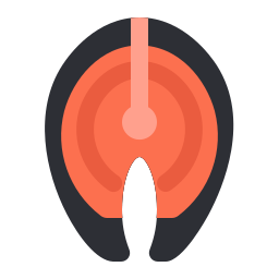 salmón icono