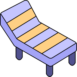 cama solar icono