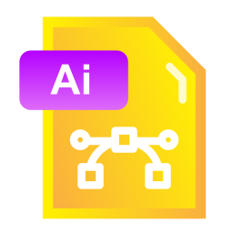 Ai file format icon