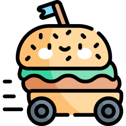 Food delivery icon