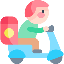 Delivery moto icon
