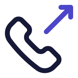 Outgoing call icon