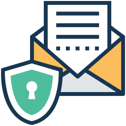 Safe mail icon