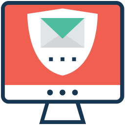 Safe mail icon