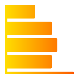 diagramme à bandes Icône