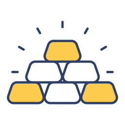 Золотой слиток иконка