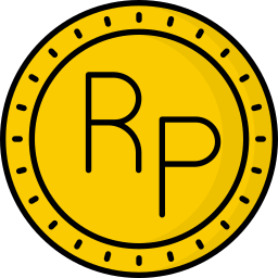 indonesische rupiah icon