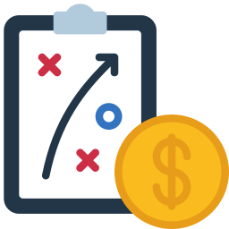 plan stratégique Icône