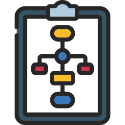 diagramma di flusso icona