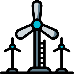 Eolic energy icon