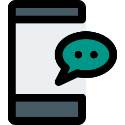 chat telefónico icono