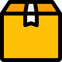 scatola di consegna icona