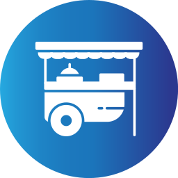 Food cart icon