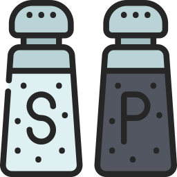 zout en peper icoon