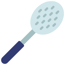 Slotted spoon icon