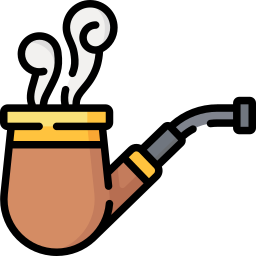 Smoking pipe icon