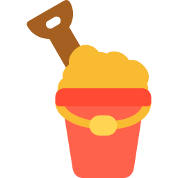 Sand bucket icon