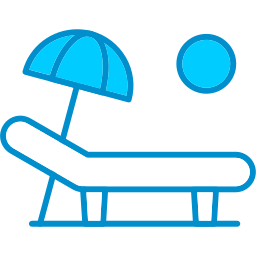 cama solar icono