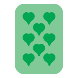 Eight of hearts icon