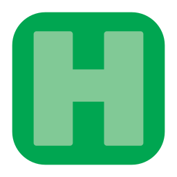 Letter h icon