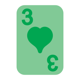 drie van harten icoon
