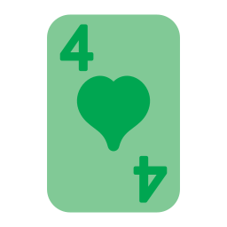cztery serca ikona