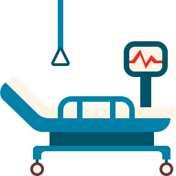 Hospital bed icon