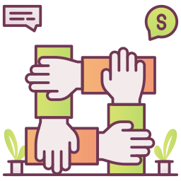 trabajo en equipo icono