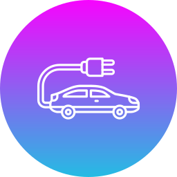 Electric car icon