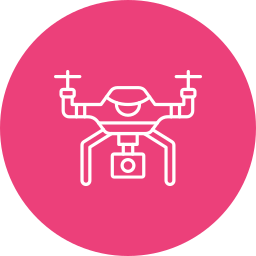 Smart drone icon